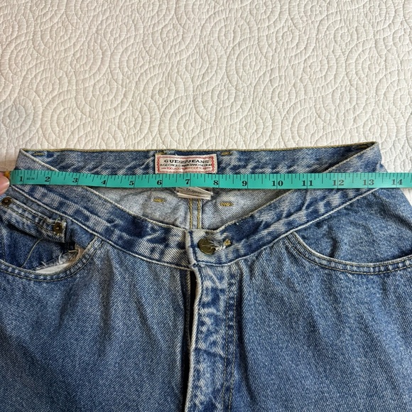 Vintage George Marciano Guess High-Waisted Jeans with Zippered Split Hem - Picture 11 of 12